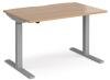 Dams Elev8 Mono Height Adjustable Electronic Desk - 1200 x 800mm - Beech