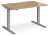 Dams Elev8 Mono Height Adjustable Electronic Desk - 1200 x 800mm - Oak