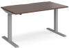 Dams Elev8 Mono Height Adjustable Electronic Desk - 1400 x 800mm - Walnut