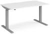 Dams Elev8 Mono Height Adjustable Electronic Desk - 1400 x 800mm - White