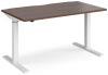 Dams Elev8 Mono Height Adjustable Electronic Desk - 1400 x 800mm - Walnut