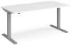 Dams Elev8 Mono Height Adjustable Electronic Desk - 1600 x 800mm - White