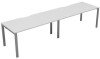 TC Bench Desk, Pod of 2, Full Depth - 2400 x 800mm - White