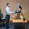Dams Sora Height Adjustable Sit-Stand Workstation