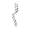 Metalicon Linx Vertical Cable Spine for Standard Desk - 20 Vertebrae and Weighted Base - White