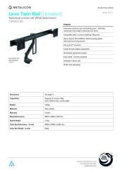 Levo Twin Screen Rail